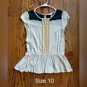 Matilda Jane Girls 435 Melissa Blouse - size 10
